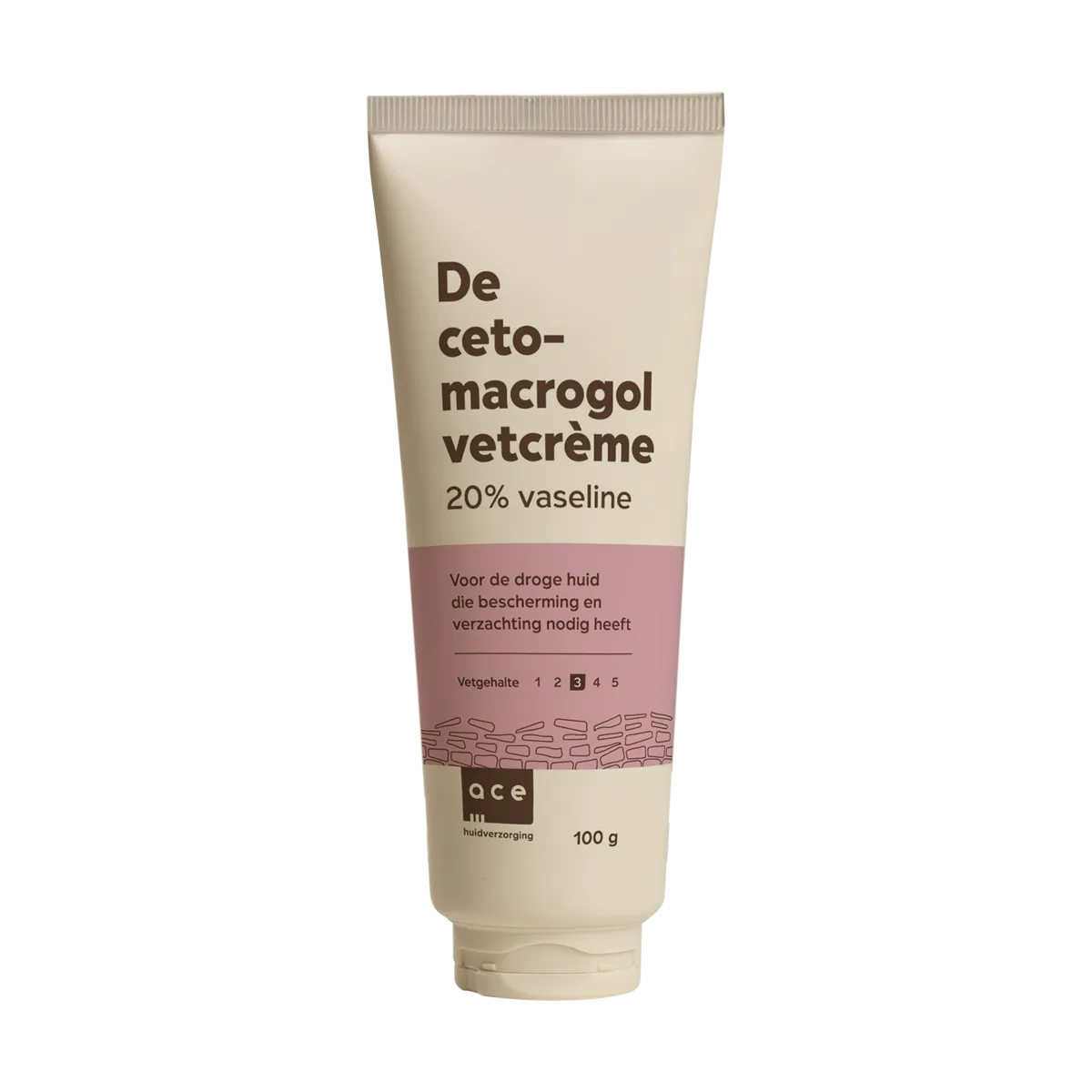 De cetomacrogol vetcrème 20% vaseline